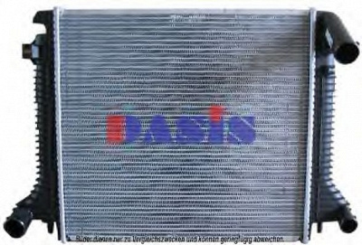 AKS DASIS 134280n -  Радиатор, охлаждение двигателя